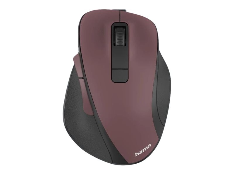 Hama MW-500 Recharge - Maus - ergonomisch - Für Rechtshänder - optisch - 6 Tasten - kabellos - 2.4 GHz - kabelloser Empfänger (USB)