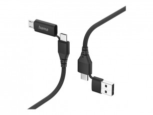  | Hama USB-Kabel - USB, 24 pin USB-C (M) zu Micro-USB Typ B, 24 pin USB-C (M)