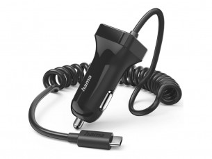 | Hama Auto-Netzteil - 12 Watt - 2.4 A (24 pin USB-C)