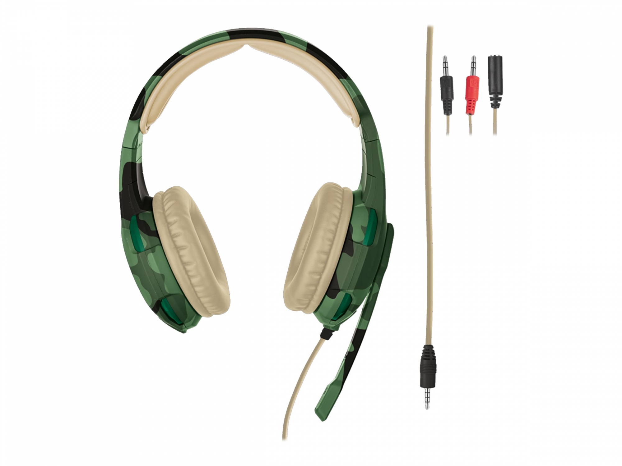 Trust GXT 310C Radius Gaming-Headset, jungle camo