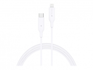  | Hama Basic Line Charging/Data Cable - Lightning-Kabel - 24 pin USB-C mnnlich zu Lightning mnnlich - 1 m - wei - fr Apple iPad/iPhone/iPod (Lightning)