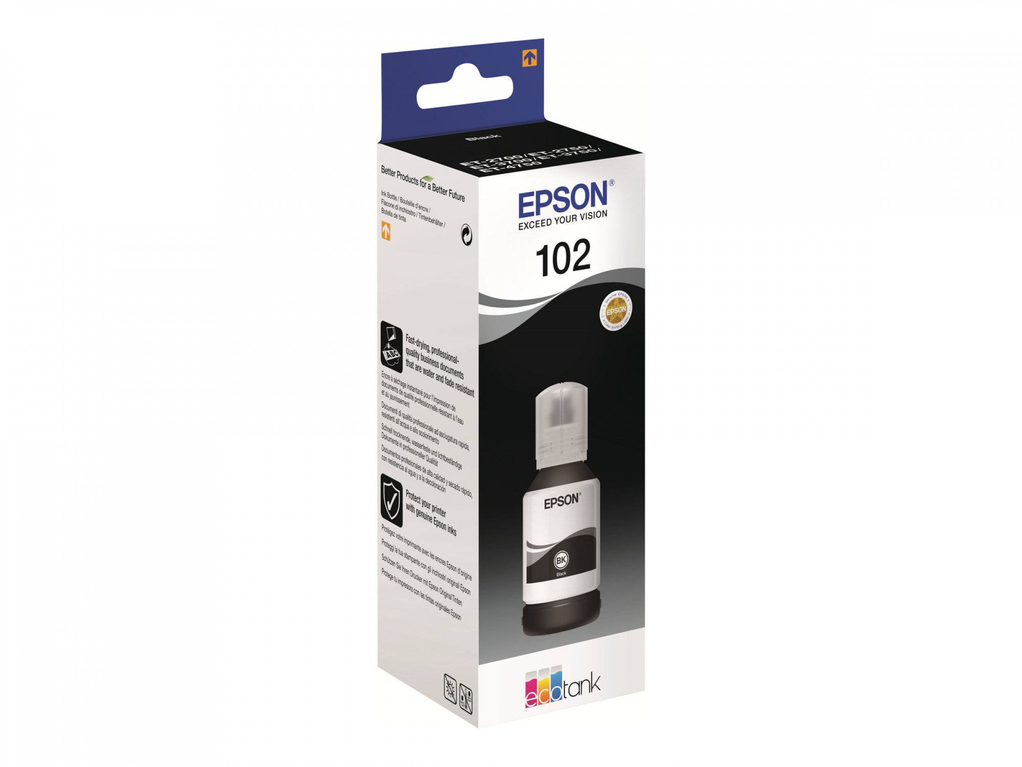 Epson 102 - 127 ml - Schwarz - Original - Tintenbehlter