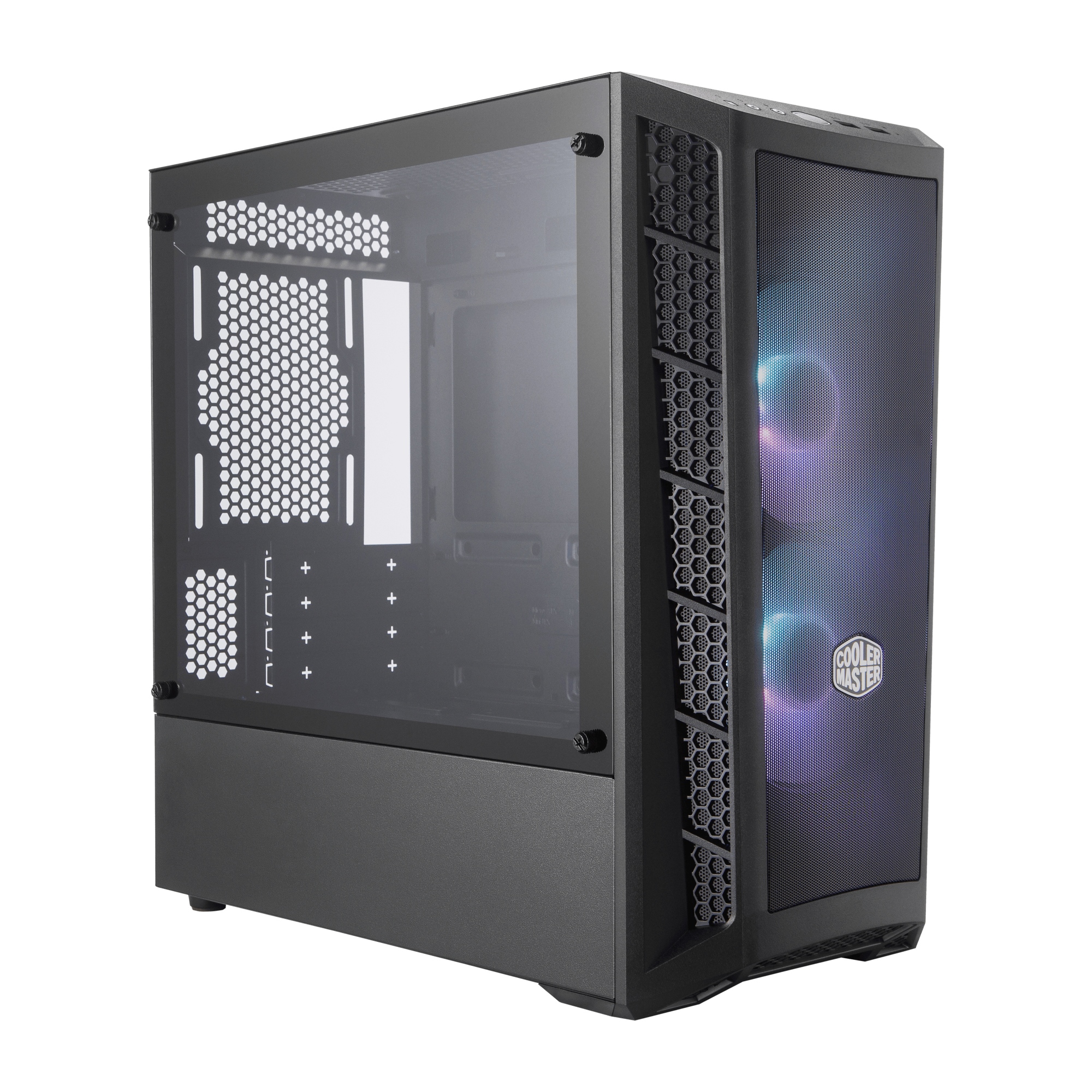 Cooler Master MasterBox MB311L ARGB - Tower - micro ATX - Seitenteil mit Fenster (gehrtetes Glas)