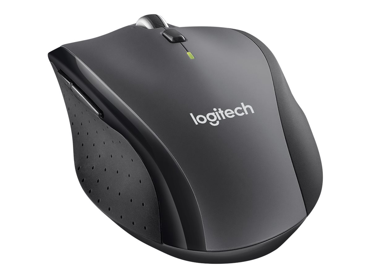 Logitech Marathon M705 - Maus - Fr Rechtshnder - Laser - kabellos - 2.4 GHz - kabelloser Empfnger (USB)