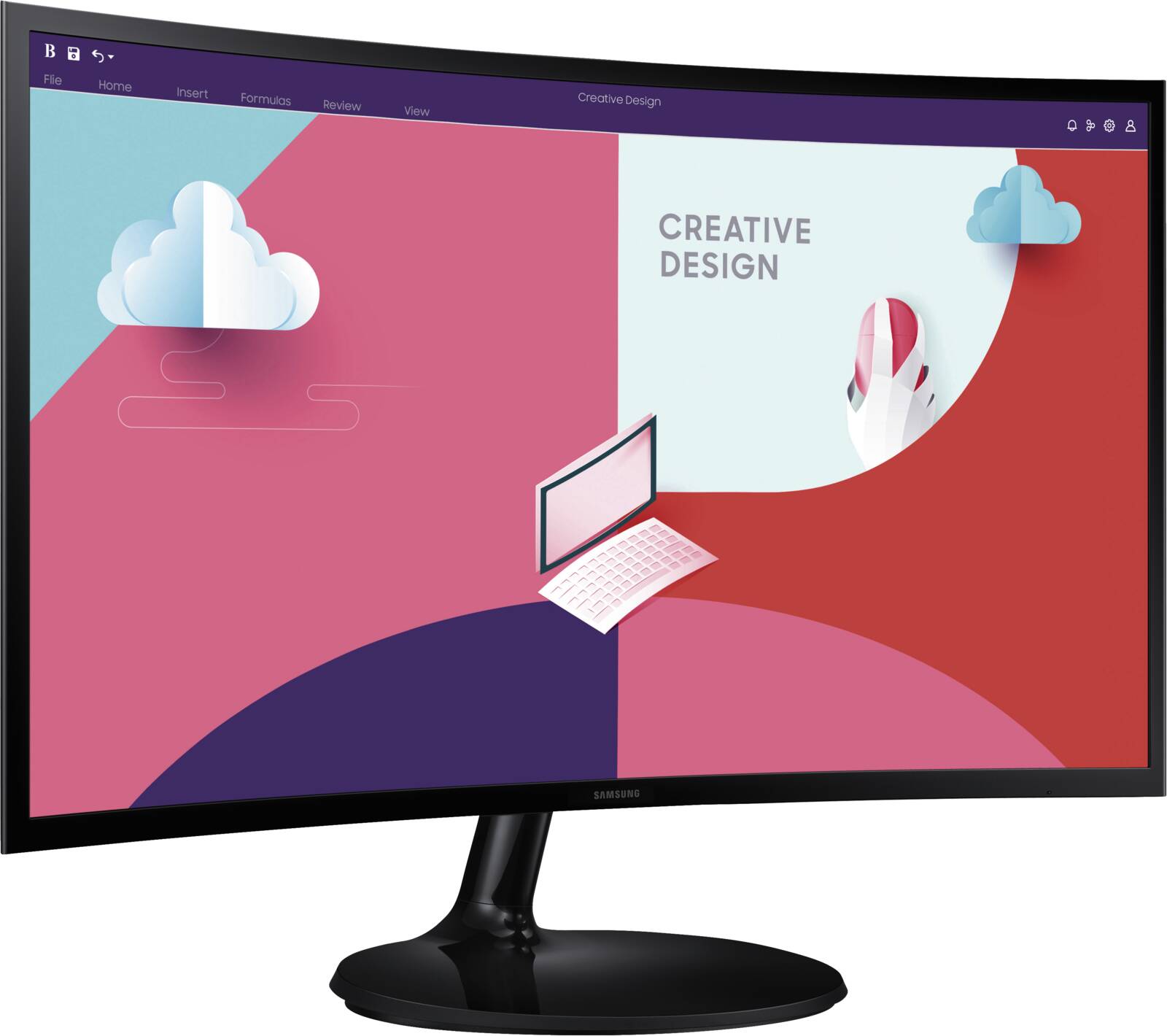 Samsung S27C364EAU - S36C Series - LED-Monitor - gebogen - 68 cm (27")
