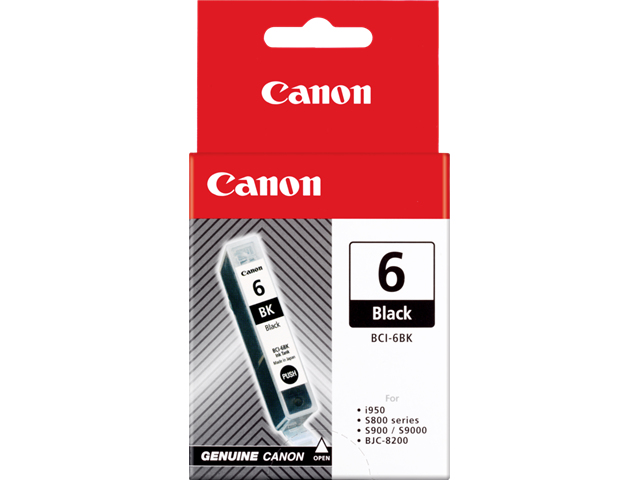 Canon BCI-6BK - Schwarz - original - Tintenbehlter