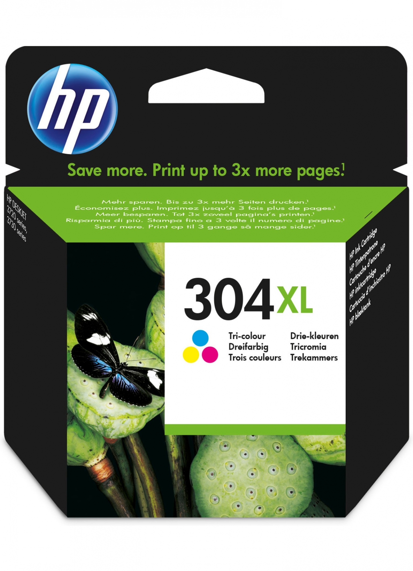 HP 304XL - Hohe Ergiebigkeit - Farbe (Cyan, Magenta, Gelb)