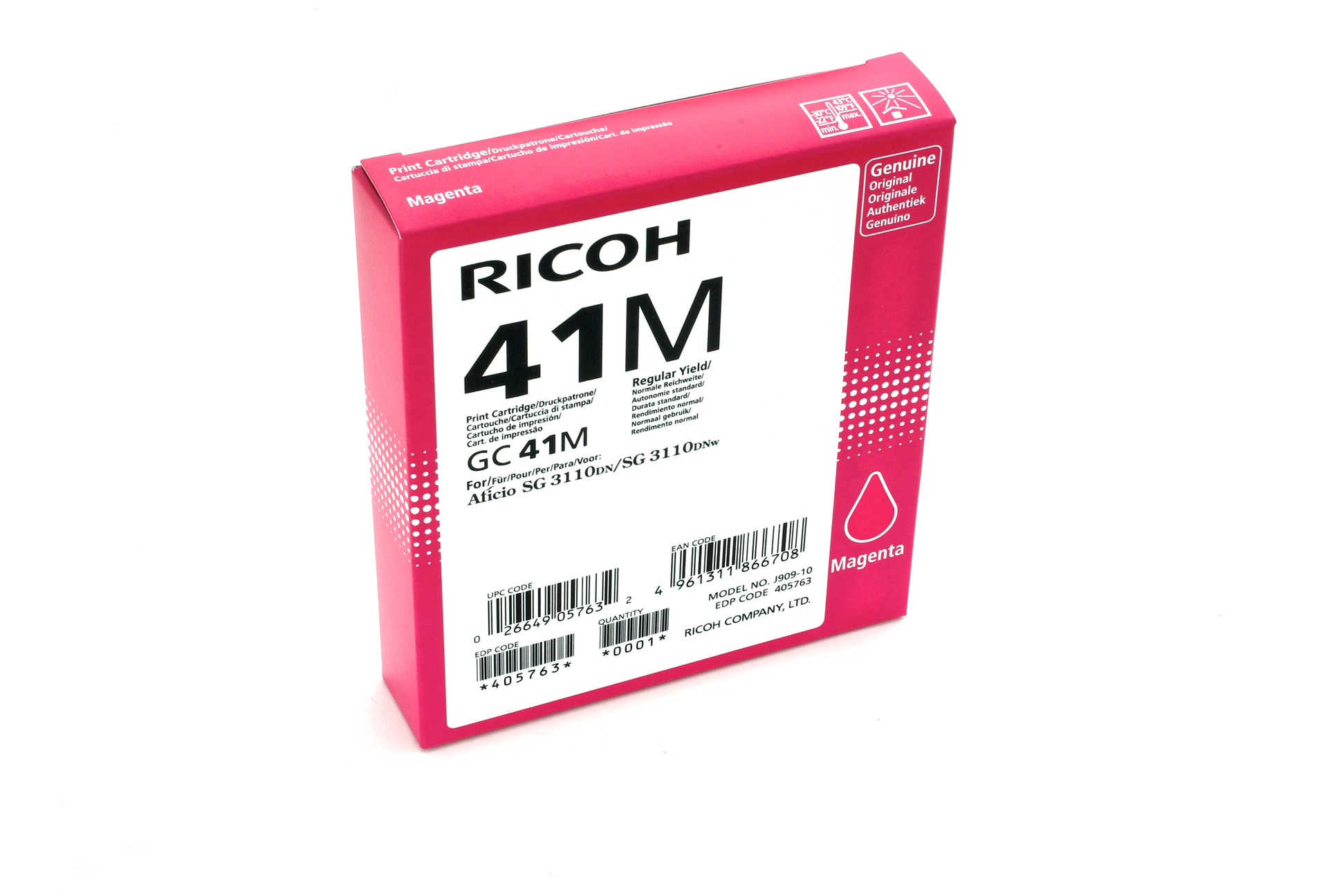 Ricoh Magenta - original - Tintenpatrone - fr Ricoh Aficio SG 3100