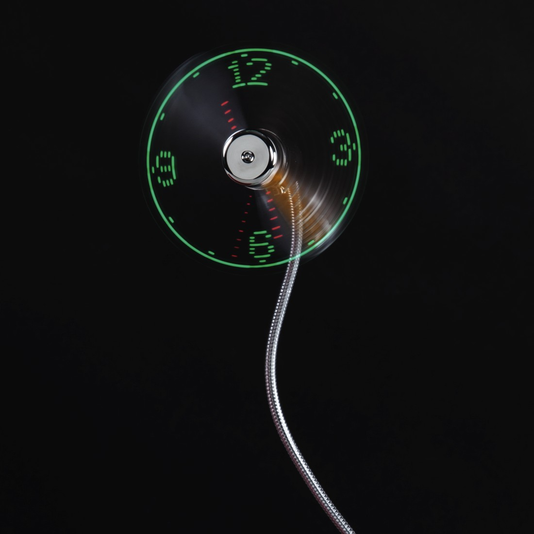 Hama USB-Ventilator mit Uhrzeitanzeige