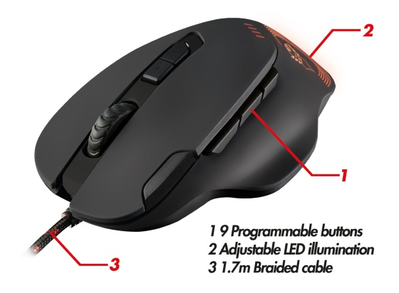 Trust GXT 162 Optical Gaming-Mouse