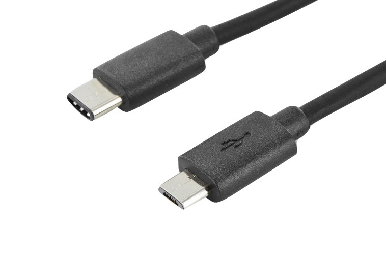 DIGITUS ASSMANN - USB-Kabel - Micro-USB Typ B (M) zu 24 pin USB-C (M)