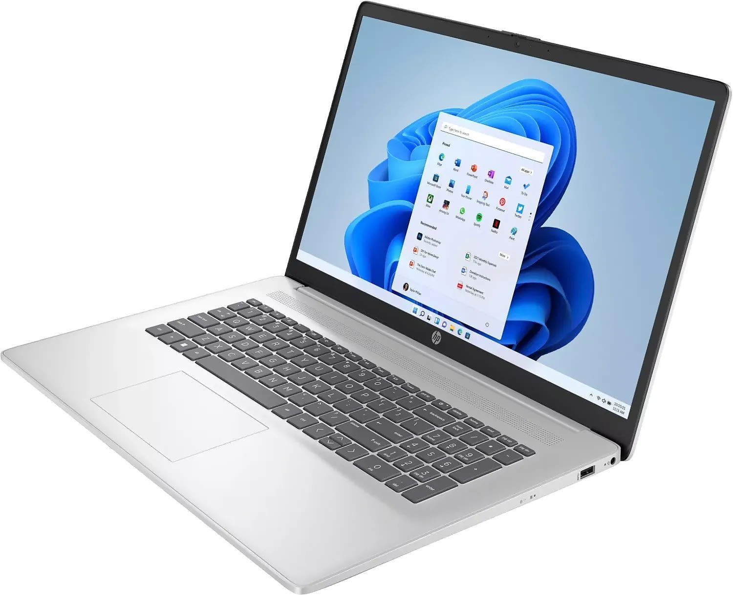 HP 17-cn3873ng, Natural Silver, Intel i7, 17.3" FHD