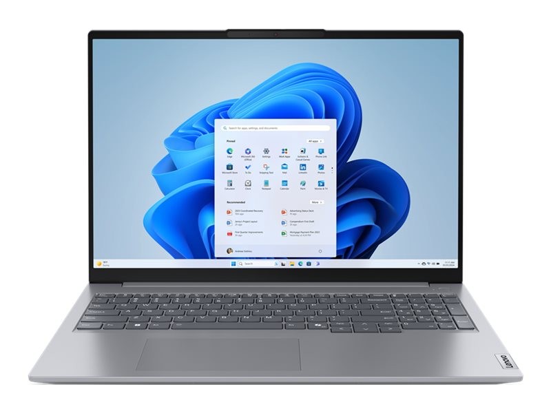 Lenovo ThinkBook 16 G7 ARP 21MW - 180°-Scharnierdesign - AMD Ryzen 5 7535HS / 3.3 GHz - Win 11 Pro - Radeon 660M - 32 GB RAM - 1 TB SSD NVMe - 40.6 cm (16")