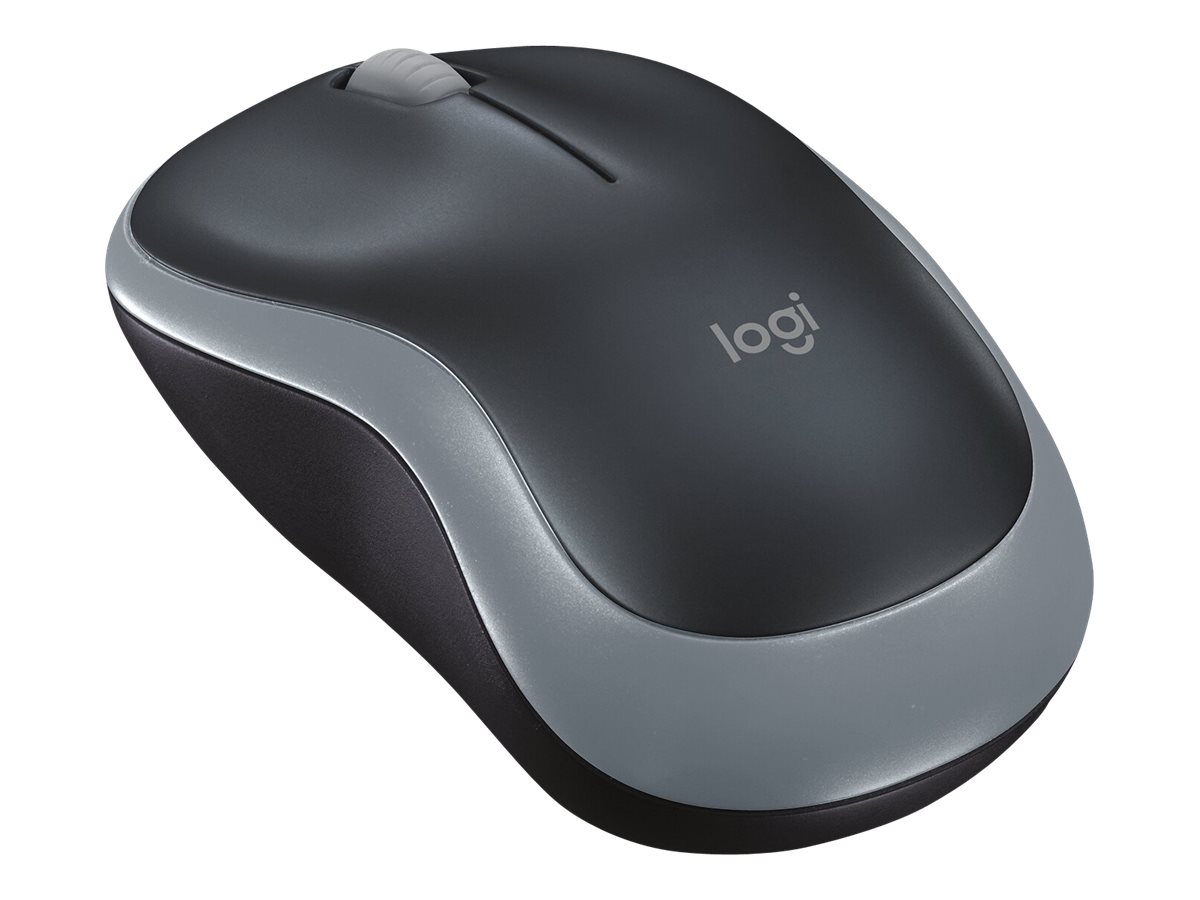Logitech M185 - Maus - optisch - kabellos - 2.4 GHz - kabelloser Empfnger (USB)