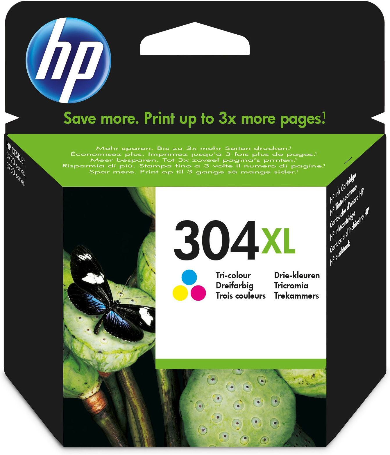 HP 304XL - Hohe Ergiebigkeit - Farbe (Cyan, Magenta, Gelb)