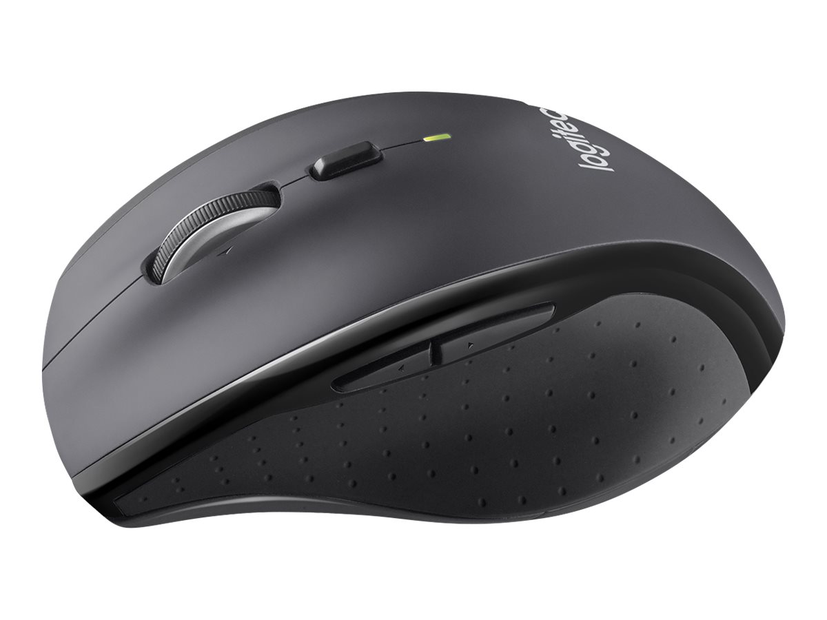Logitech Marathon M705 - Maus - Fr Rechtshnder - Laser - kabellos - 2.4 GHz - kabelloser Empfnger (USB)