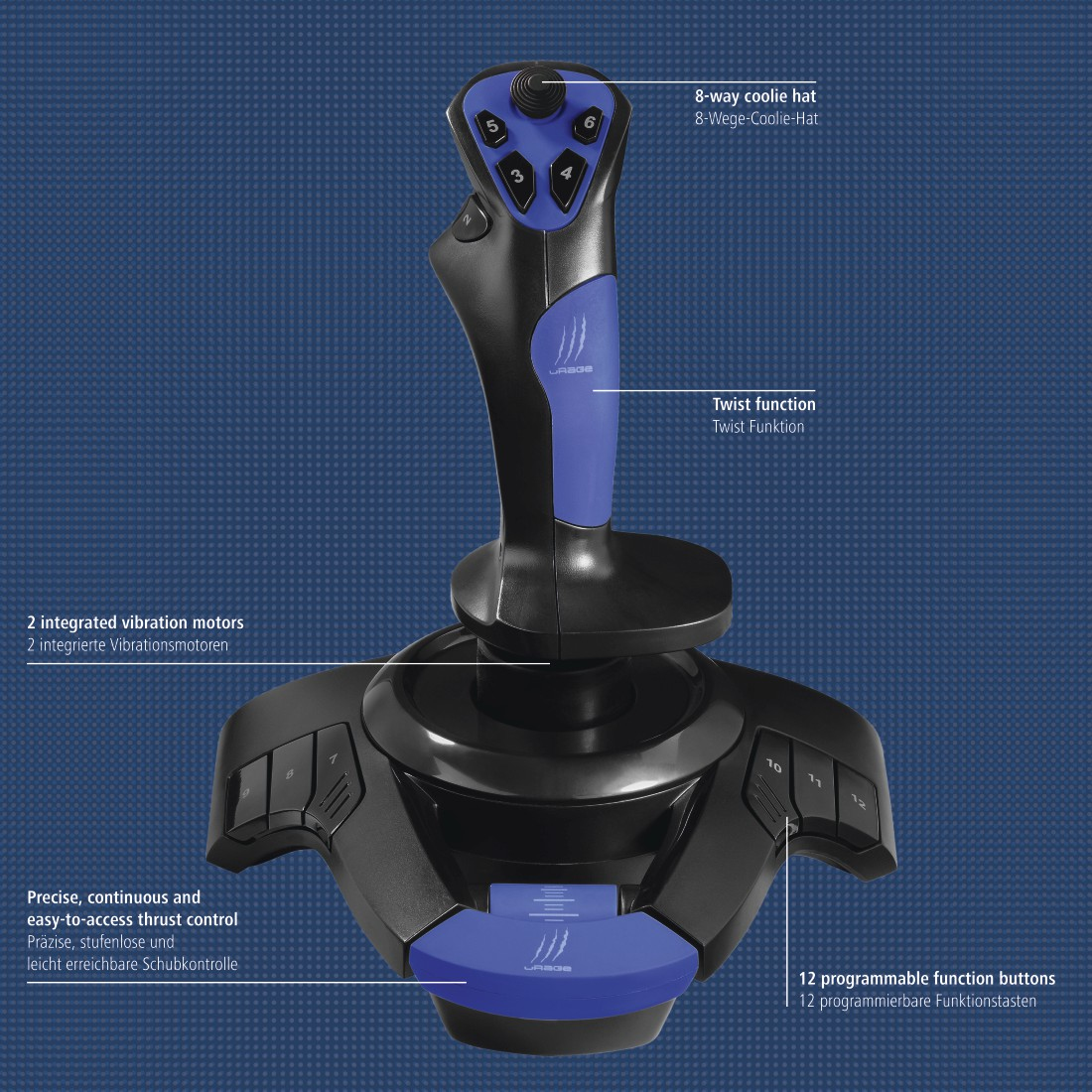 HAMA Gaming-Joystick "Airborne 300"