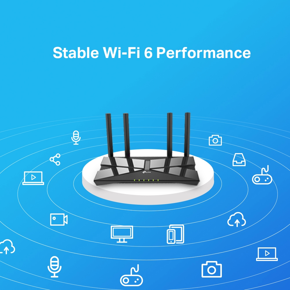 TP-LINK Archer AX10 - Wireless Router 4-Port-Switch
