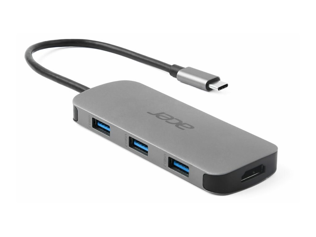 Acer 7-In-1 Type-C Dongle - Dockingstation - USB-C