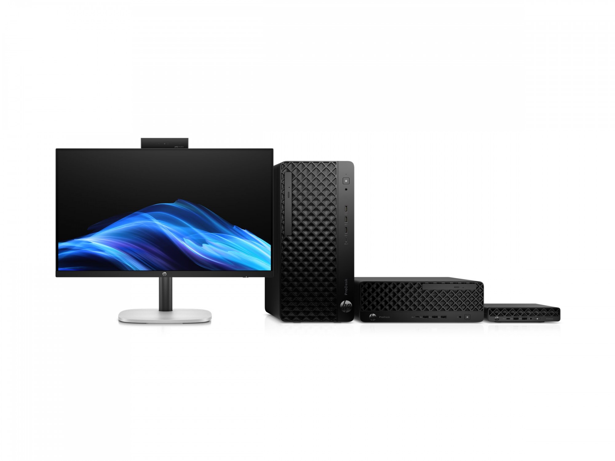 HP ProStudio 4 G1i AI PC - All-in-One (Komplettlösung) - Core Ultra 5 235T / 2.2 GHz - RAM 16 GB - SSD 512 GB - NVMe - Intel Graphics - 1GbE, Wi-Fi 6E, Bluetooth 5.3 - WLAN: 802.11a/b/g/n/ac/ax (Wi-Fi