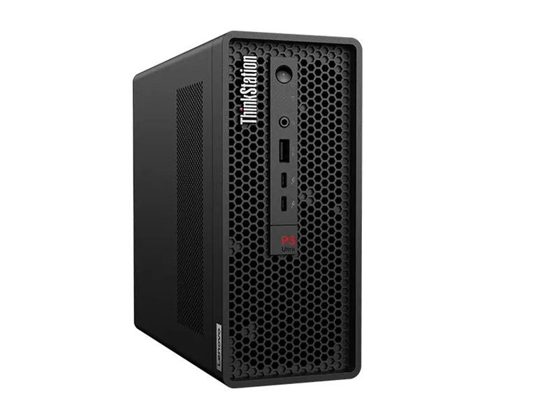Lenovo ThinkStation P3 Ultra 30HA - MT - 1 x Core i5 i5-14600 / 2.7 GHz - vPro Enterprise - RAM 32 GB - SSD 512 GB - TCG Opal Encryption, NVMe, Performance - RTX A400 - 1GbE, 2.5GbE, Wi-Fi 6E - WLAN: 