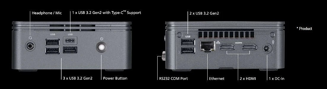 GIGABYTE Brix GB-BRi3H-10110 - i3 - Win11 Pro installiert