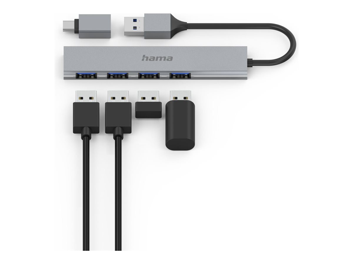 Hama Prime Line - Hub - ultra dünn - Desktop