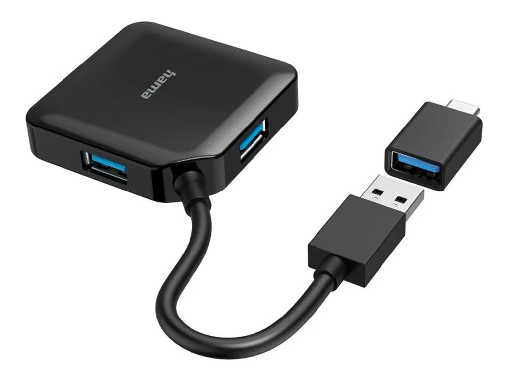 Hama Hub - 4 x USB 3.2 Gen 1 - Desktop