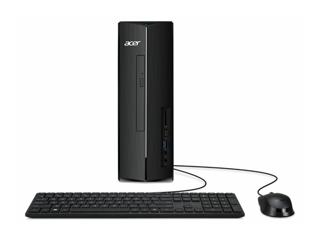 Acer Aspire XC-1785 - Compact Tower - Core i3 i3-14100 / 3.5 GHz - RAM 8 GB - SSD 512 GB - UHD Graphics 730 - Wi-Fi 6E, Bluetooth, 1GbE - WLAN: 802.11a/b/g/n/ac/ax (Wi-Fi 6E)